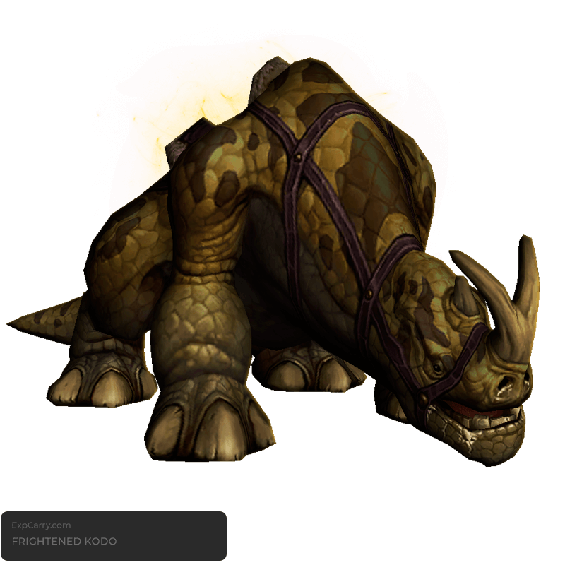 Frightened kodo mount rate